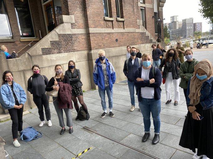 Walking tour through Rotterdam