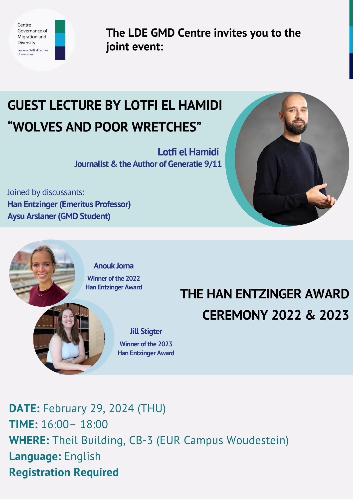 Flyer - Guest Lecture + HE Award 2023
