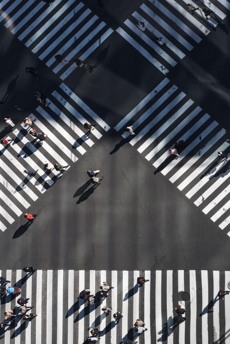 people on the street